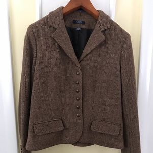 Chaps Tweed Blazer